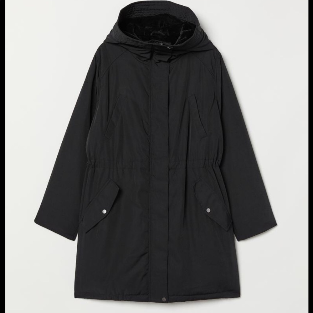 Torrid Asos Curve H&M Plus Size Hooded Black Parka